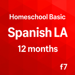 Homeschool Basic Spanish 12 Months