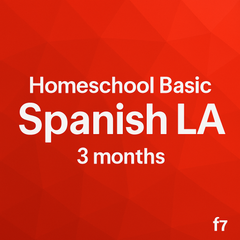 Homeschool Basic Spanish 3 Months